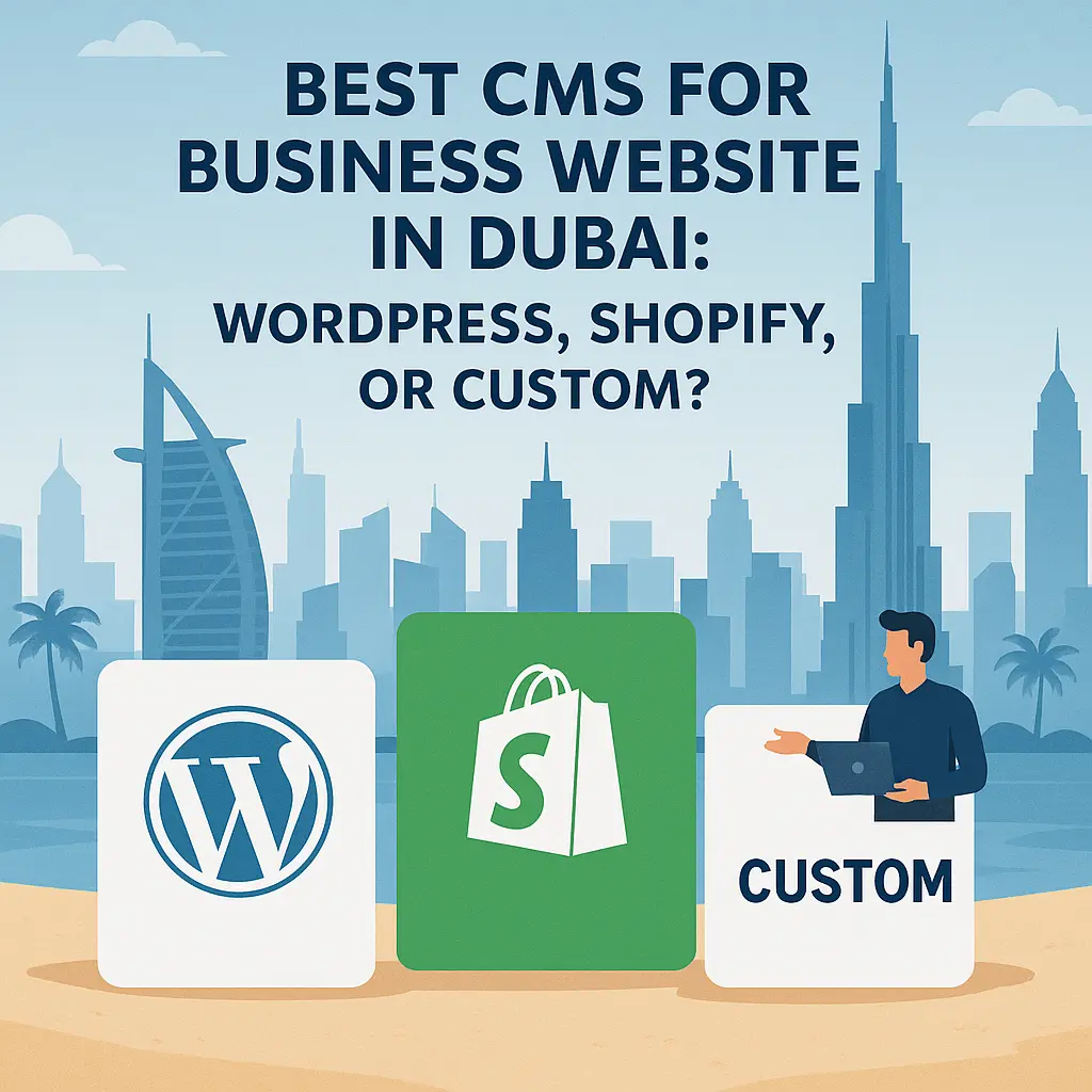 CMS for Business Website in Dubai, WordPress, Shopify, or Custom
